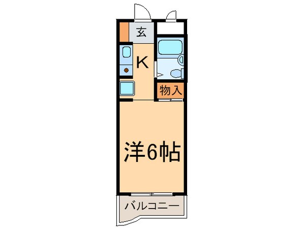 プリンス小束山の物件間取画像